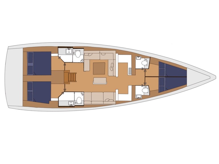 Location bateau Dufour Dufour 520 Grand Large à Gouviá sur Samboat
