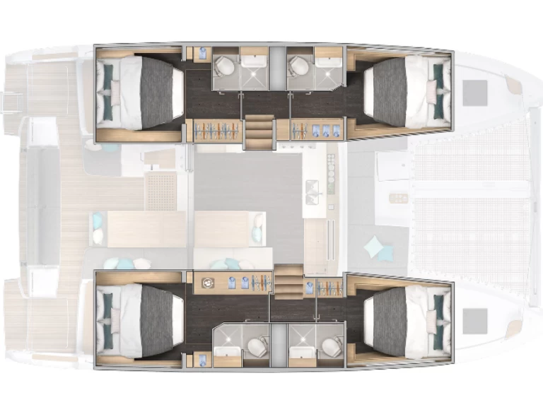 Location Catamaran à Le Marin - Lagoon Lagoon 43