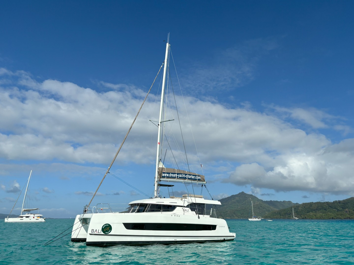 Bali Catspace Voile eco solar catamaran charter in Palma de Mallorca, Spain