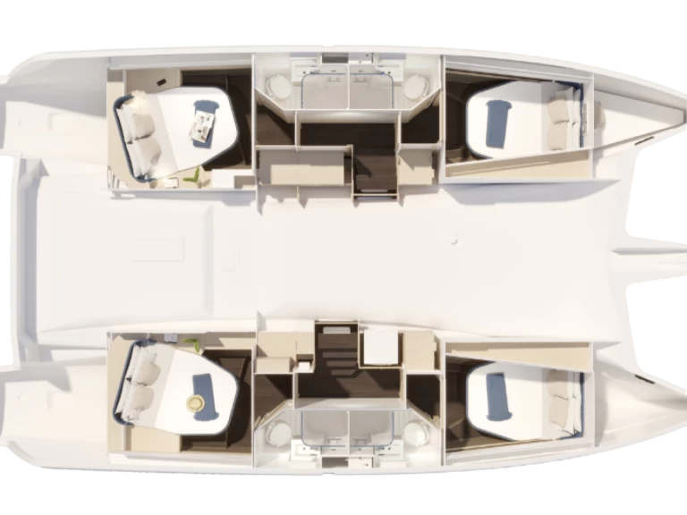 Location à Le Marin - Fountaine Pajot FP 44 sur SamBoat