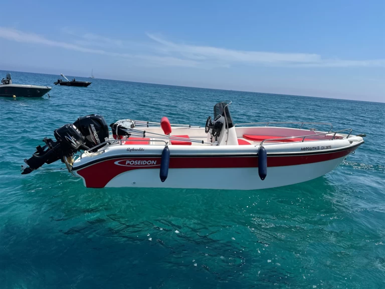 Location bateau Poseidon BLU WATER 185 à Agía Kiriakí sur Samboat