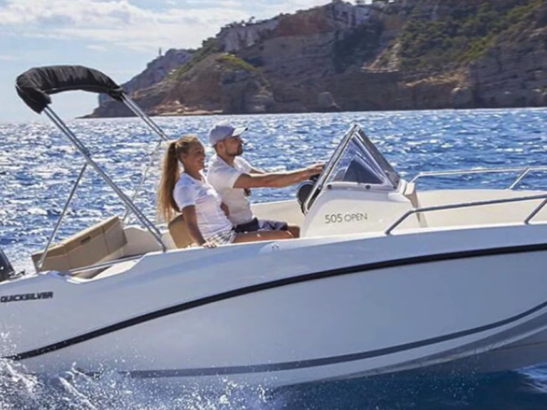 Location Bateau à moteur à Mandelieu-la-Napoule - Quicksilver Activ 505 Open