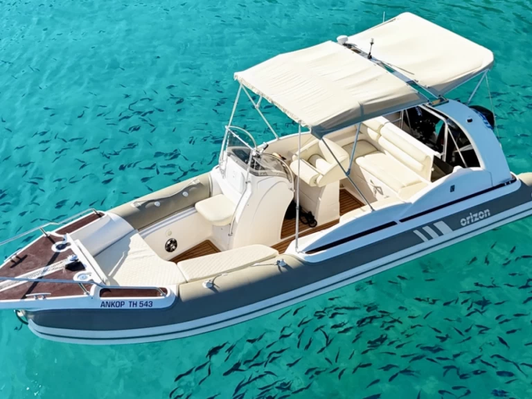 Location Semi-rigide Orizon avec permis