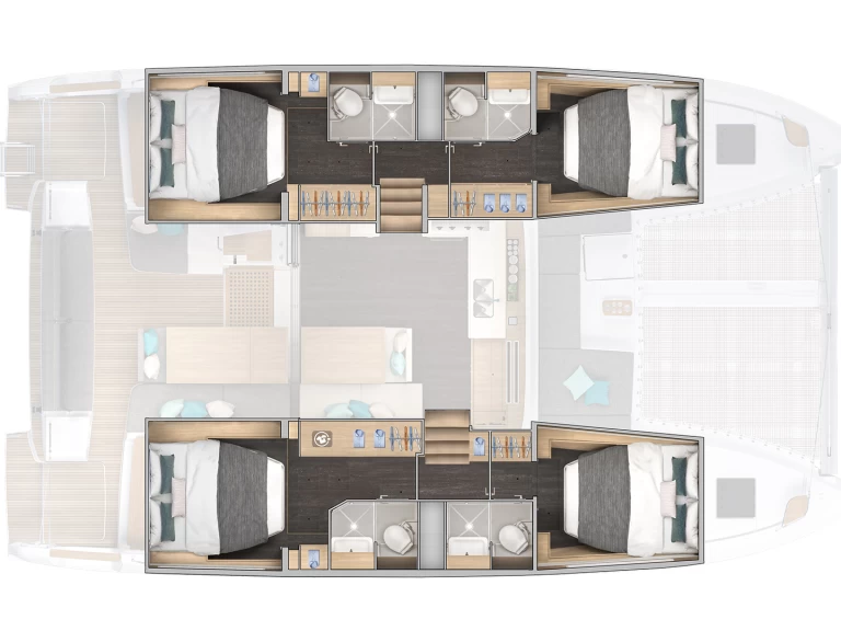 Location Catamaran à Sant Antoni de Portmany - Lagoon Lagoon 43