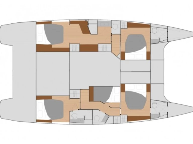 Location Catamaran à Capo d'Orlando - Fountaine Pajot Saba 50