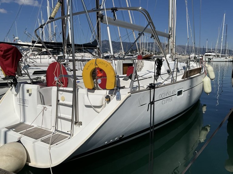 Location bateau Gouviá pas cher Oceanis 473
