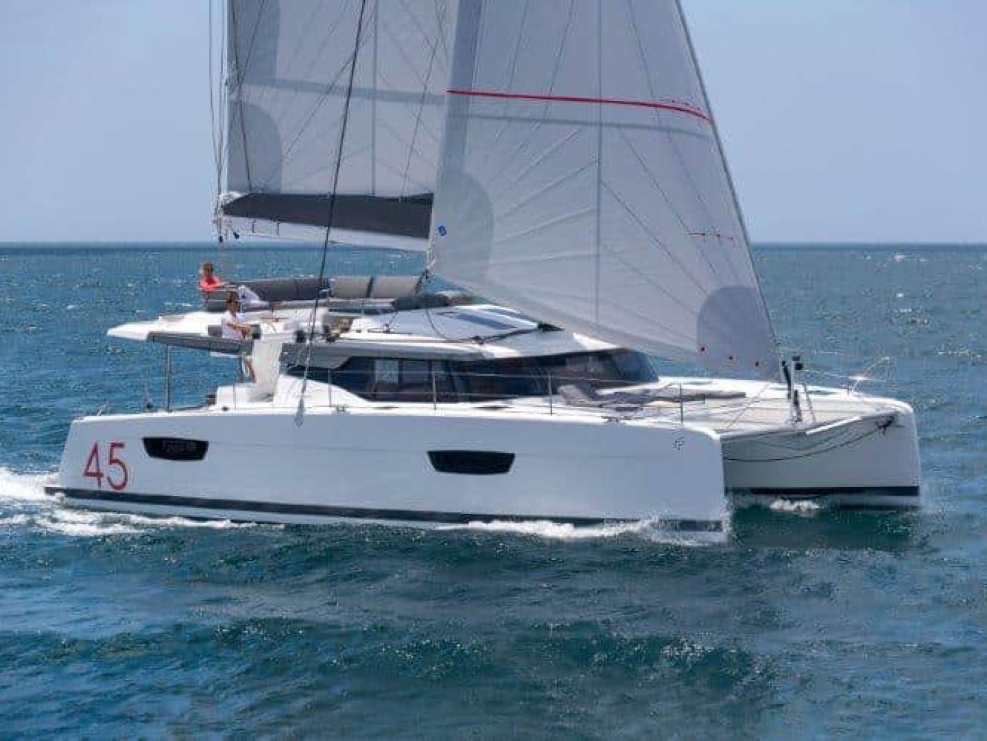 Fountaine Pajot Elba 45 eco solar catamaran charter in Palma de Mallorca, Spain