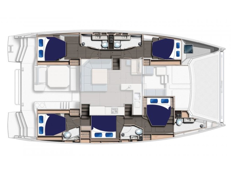 Location Catamaran à Marsh Harbour - Leopard Leopard 50