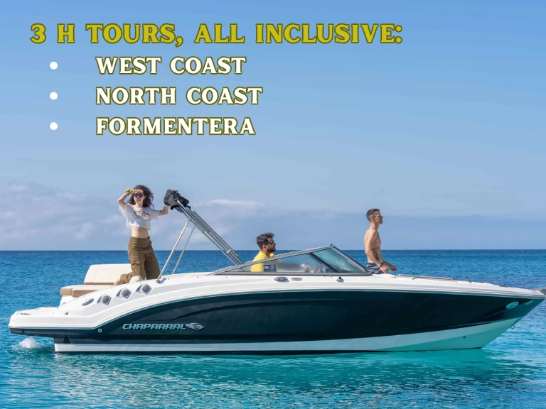 Bateau à moteur à louer à Sant Antoni de Portmany au meilleur prix