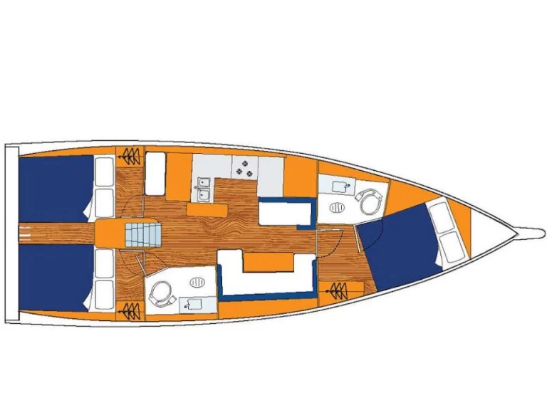 Location à Gouviá - Jeanneau Sun Odyssey 410 sur SamBoat