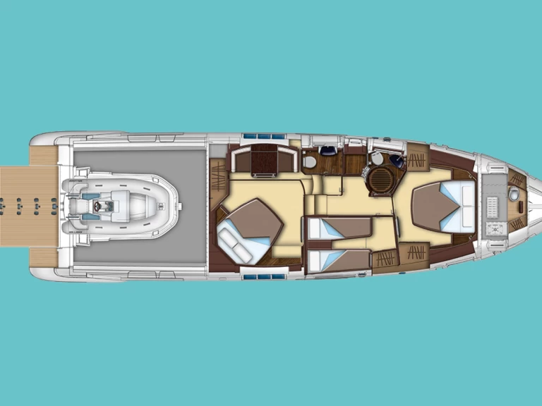Azimut Azimut 55 S a louer à Sibenik