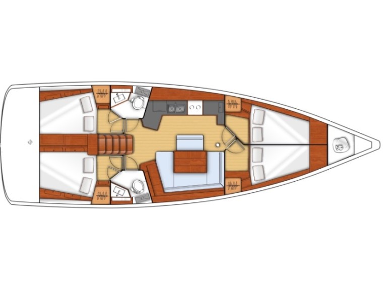 Bénéteau Oceanis 45 a louer à Sukošan