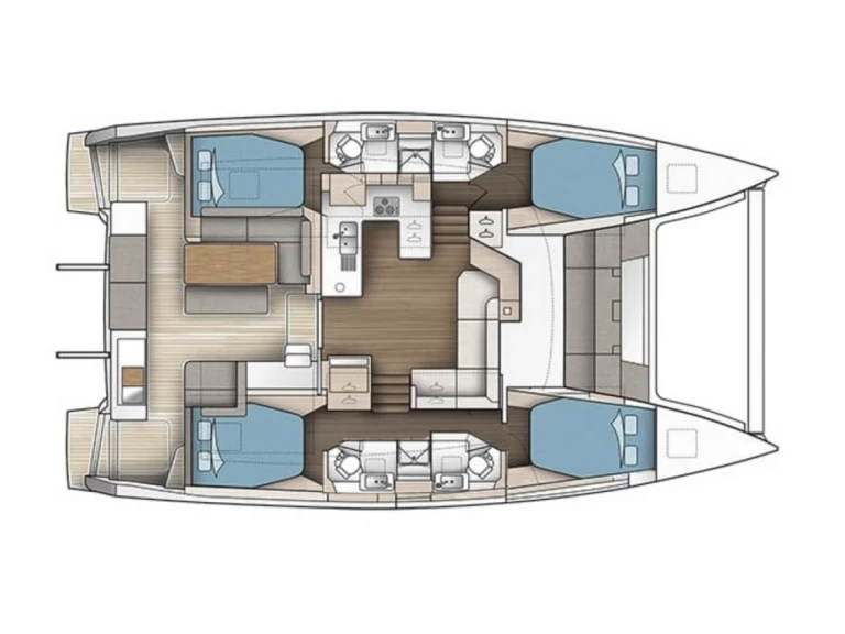 Location à Pórto Chéli - Fountaine Pajot Astrea 42 sur SamBoat