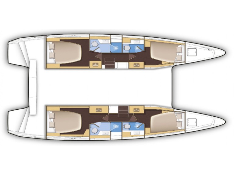 Location bateau Lagoon Lagoon 42 à Porto Pollo sur Samboat