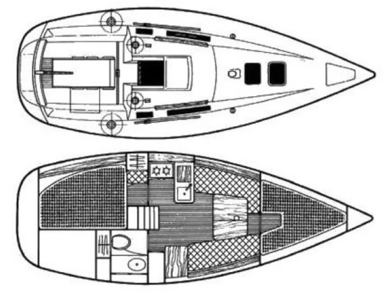 Location bateau Bénéteau Beneteau 285  à Yerseke sur Samboat