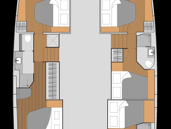 Location Catamaran à Frenchtown - Fountaine Pajot Aura 51