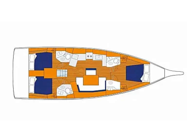 Location bateau Bénéteau Oceanis 46.1 à Gouviá sur Samboat