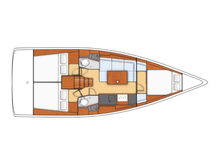 Bénéteau Oceanis 38 a louer à Cannigione