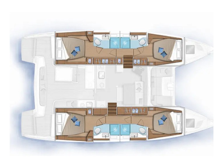 Location bateau Lagoon Lagoon 46 à Préveza sur Samboat