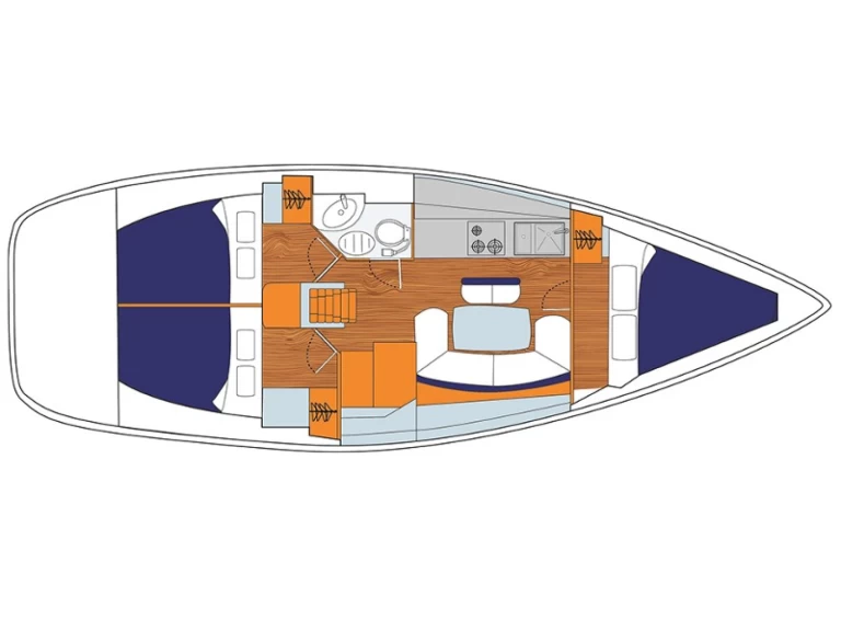 Location bateau Jeanneau Sun Odyssey 389 à Dubrovnik sur Samboat