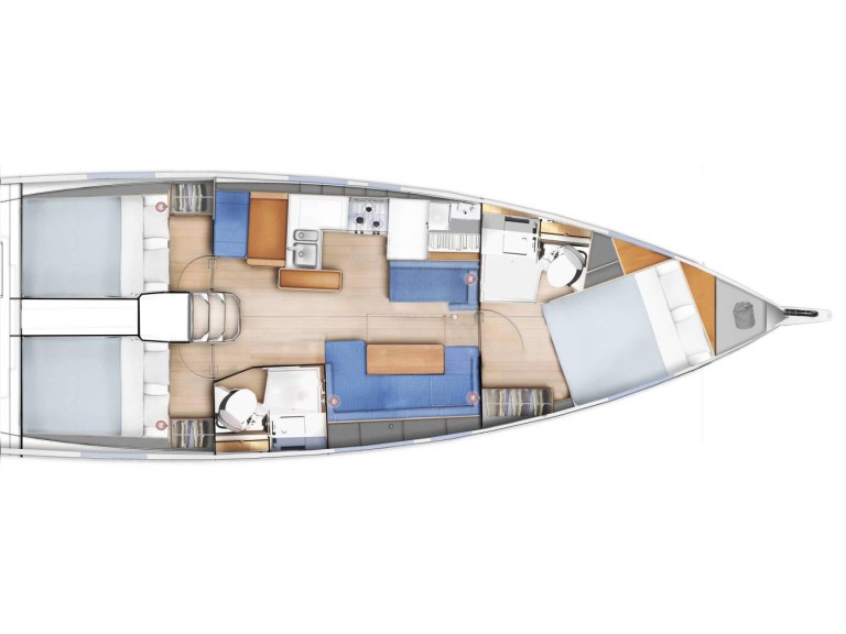 Jeanneau Sun Odyssey 410 a louer à Gouviá
