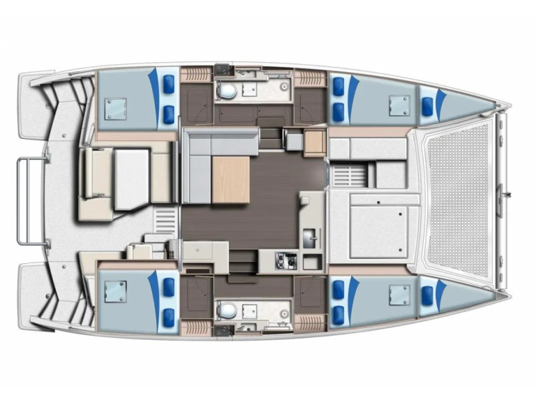 Louer Catamaran avec ou sans skipper Leopard à Raiatea