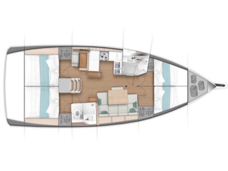 Location à Marigot - Jeanneau Sun Odyssey 440 sur SamBoat