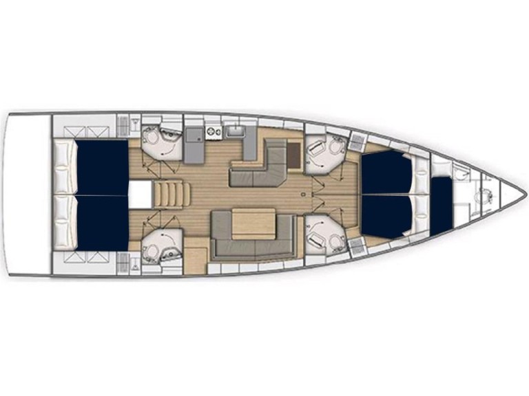 Location Voilier à Lefkáda - Bénéteau Oceanis 51.1