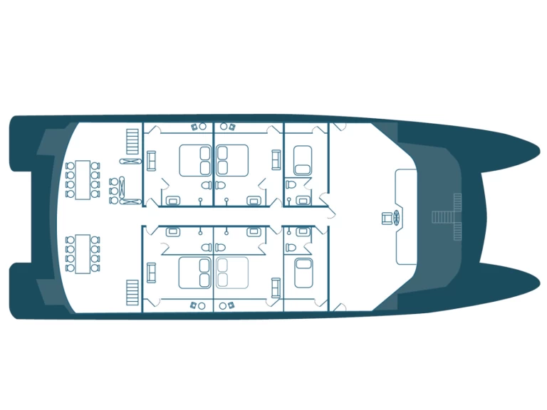 Location à Puerto Baquerizo Moreno -  Power Cat - Ocean Spray sur SamBoat