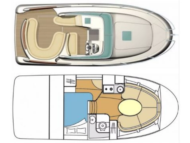 Location Bateau à moteur à Mandelieu-la-Napoule - Jeanneau Leader 805