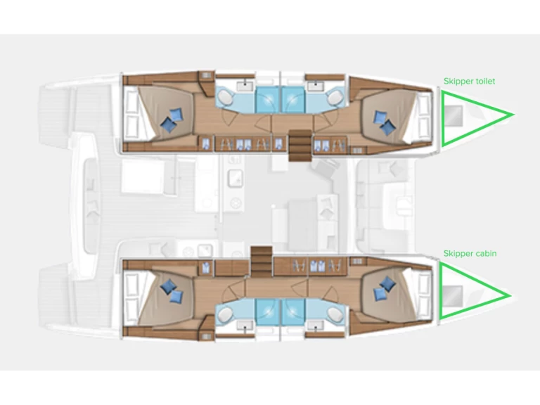 Location Catamaran à Kaštela - Lagoon Lagoon 46