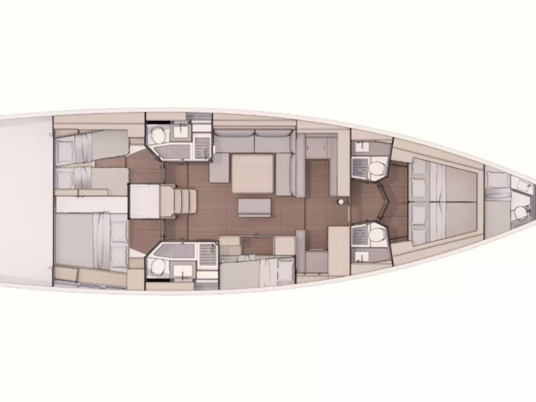 Location bateau Cugnana Verde pas cher Dufour 530