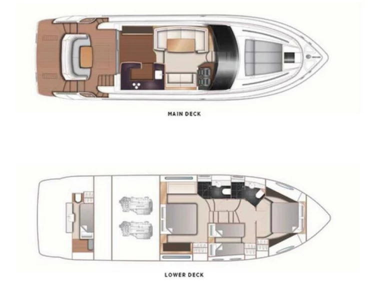 Louer Bateau à moteur avec ou sans skipper Princess à Arenzano