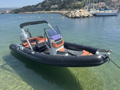 Grand Boats 600 charter bareboat or captained in  La Madrague