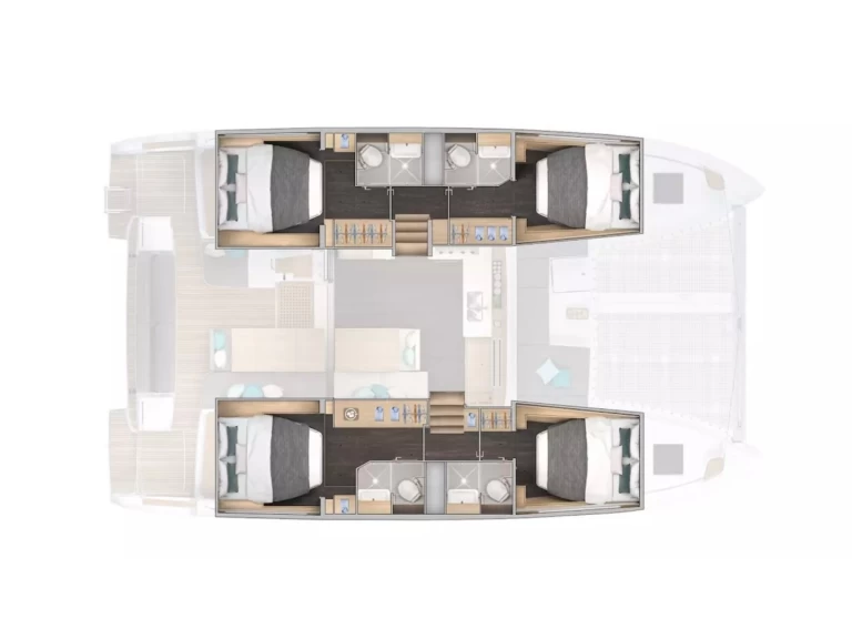 Catamaran à louer à Cugnana Verde au meilleur prix