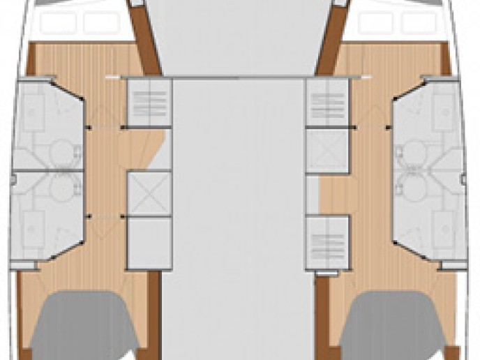 Location à Ligia - Fountaine Pajot Fountaine Pajot Lucia 40 - 4 cab. sur SamBoat