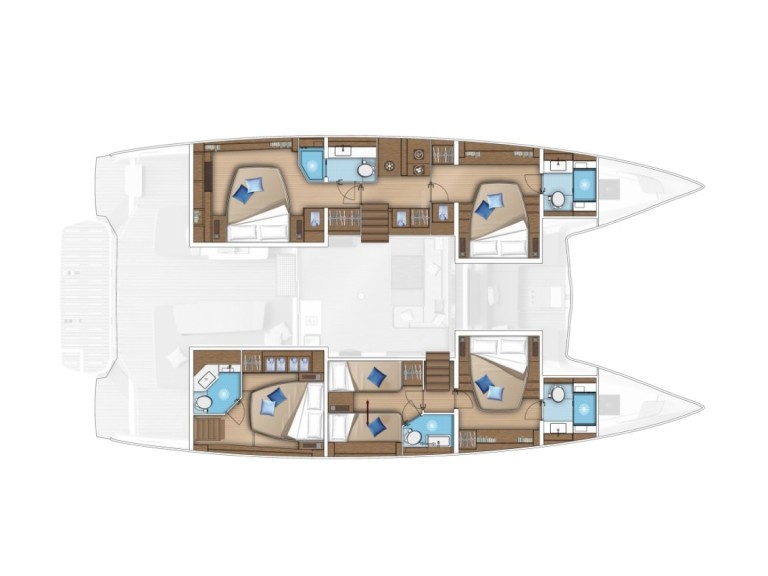 Location bateau Bas du Fort pas cher Lagoon 55