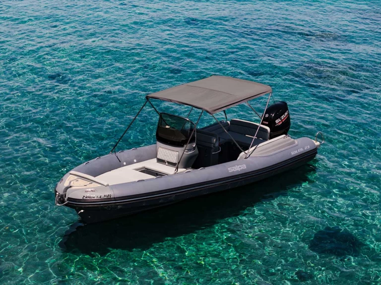 Location Semi-rigide Salpa avec permis