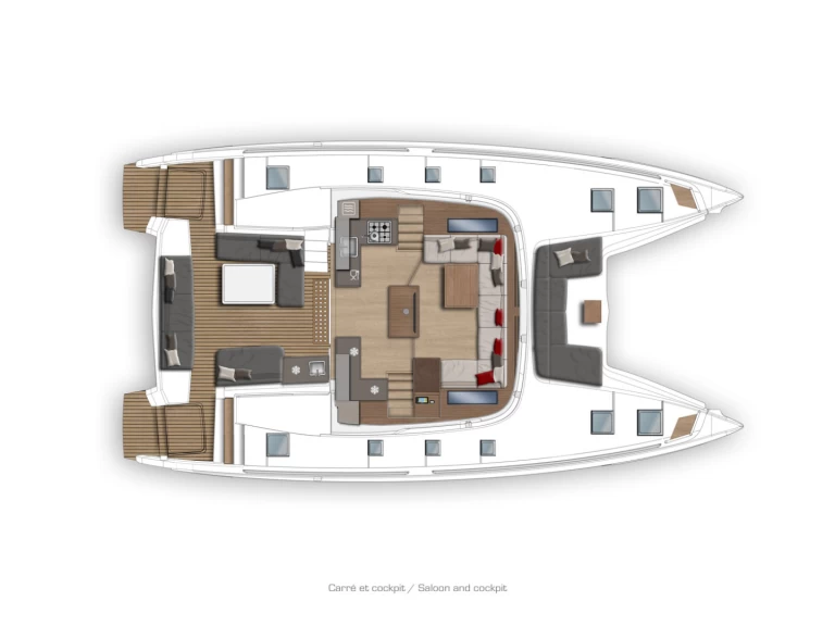 Location bateau Lagoon Lagoon 450 F à Parham Town sur Samboat