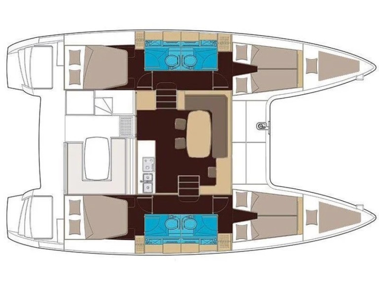Location bateau Santa Eulària des Riu pas cher Lagoon 400 S2