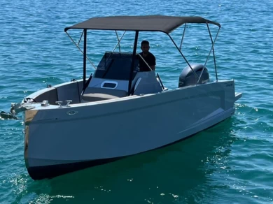 Bareboat Rental Motorboat Moonday yacht with a boat licence