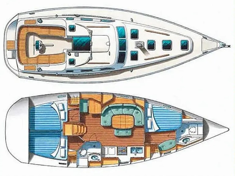 Louer Voilier avec ou sans skipper Bénéteau à Kallithéa
