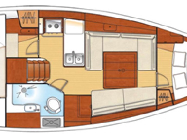 Location bateau San Vincenzo pas cher Oceanis 34