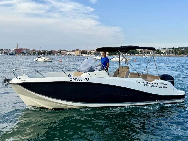 Location Bateau à moteur Quicksilver avec permis