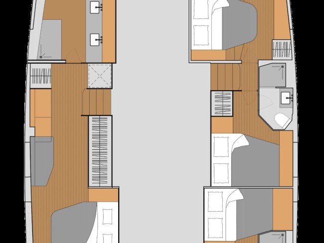 Location bateau Fountaine Pajot Aura 51 à Annapolis sur Samboat