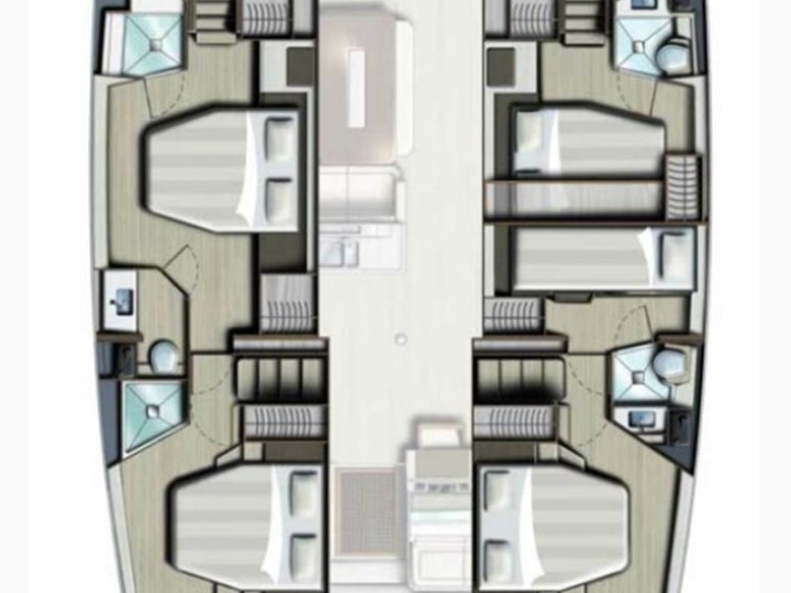 Location bateau Bali Catamarans Bali 4.8 à Road Town sur Samboat
