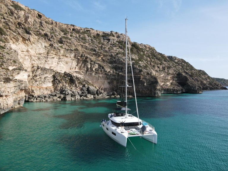 Location bateau Lagoon Lagoon 46 à Sant Antoni de Portmany sur Samboat