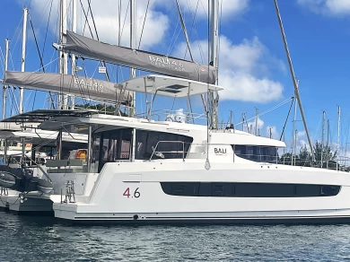 Hire Catamaran with or without skipper BALI 4.6 5 Cabines Num 3 Le Marin