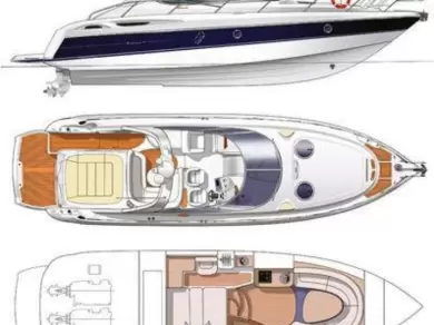 Louer Bateau à moteur avec ou sans skipper Cranchi à Porto-Vecchio
