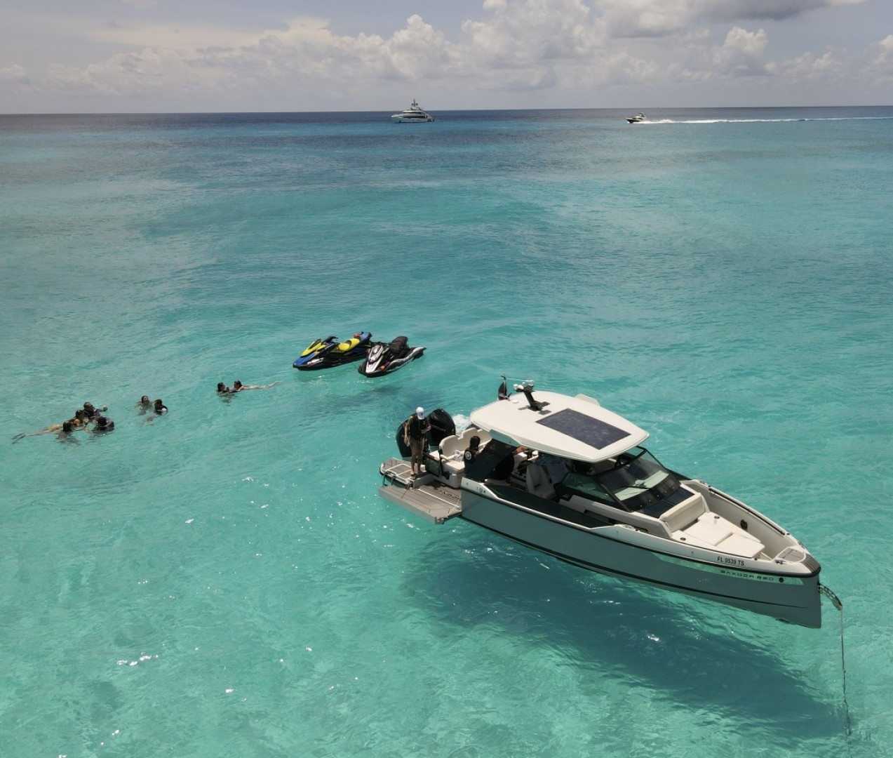 Saxdor 320 GTO eco solar yacht charter in Miami, United States
